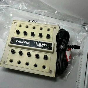 Califone 1210AV-PS 10 Station Jackbox. NEW
